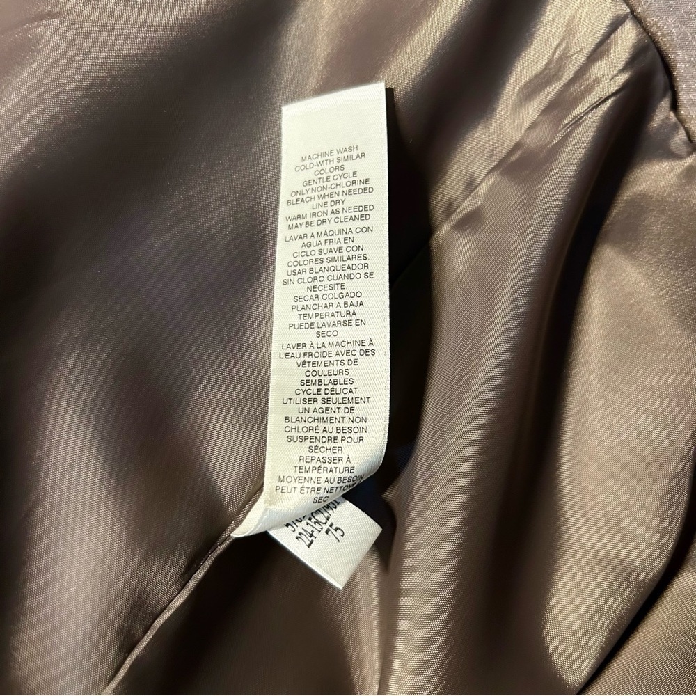 Chico's Shimmering Brown Blazer. Size 0 - Picture 5 of 8
